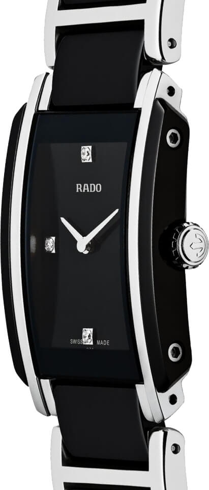 Rado Integral Diamonds Black 22.7mm Quartz Women's Watch R20613712