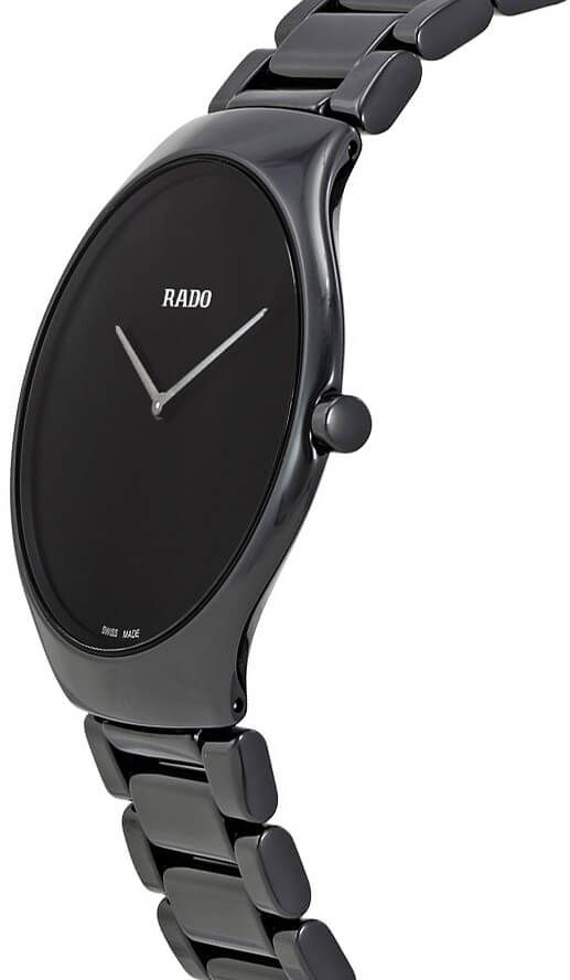 Rado True Thinline Black High-tech Ceramic 39mm Men's Watch R27741182