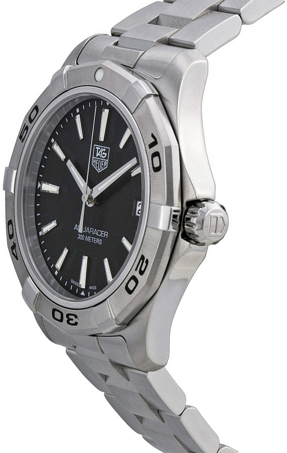 Tag Heuer Aquaracer Black Steel 300M Men's Watch WAP1110.BA0831