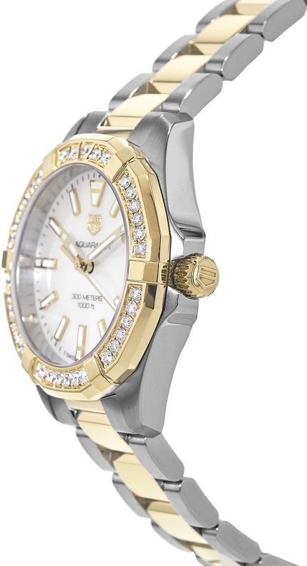 Tag Heuer Aquaracer Diamond and Gold Women's Luxury Watch WBD1321.BB0320
