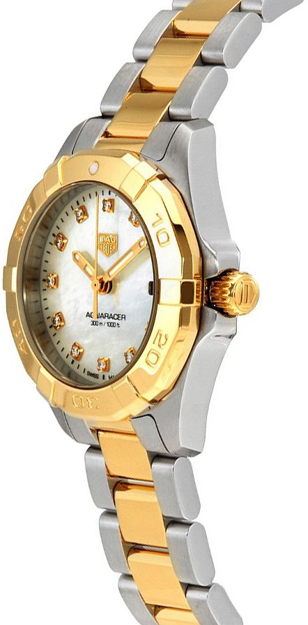 Tag Heuer Aquaracer White Pearl Women's Luxury Watch Save WBD1422.BB0321