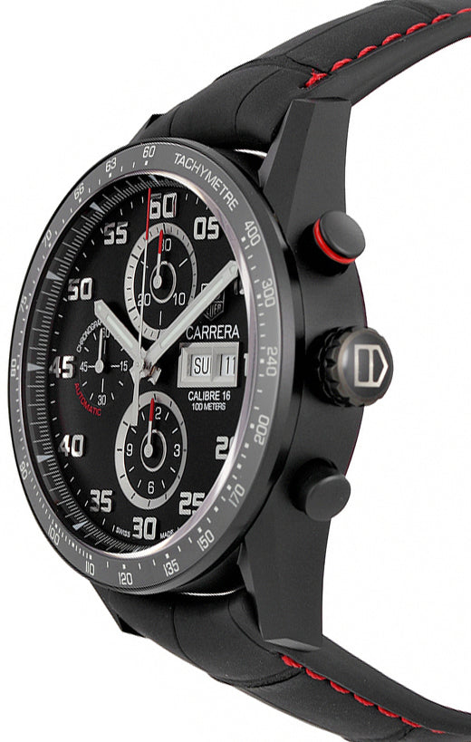 Tag Heuer Carrera Day-Date 43mm Black Dial Men's Watch CV2A81.FC6237