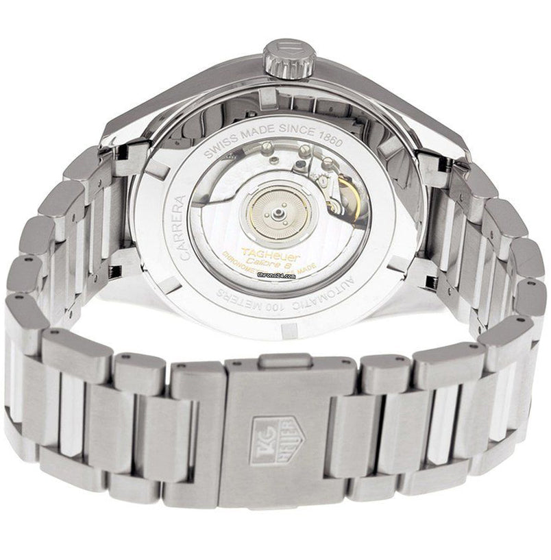 Tag Heuer Carrera Calibre 8 GMT Silver Dial Men's Watch WAR5011.BA0723