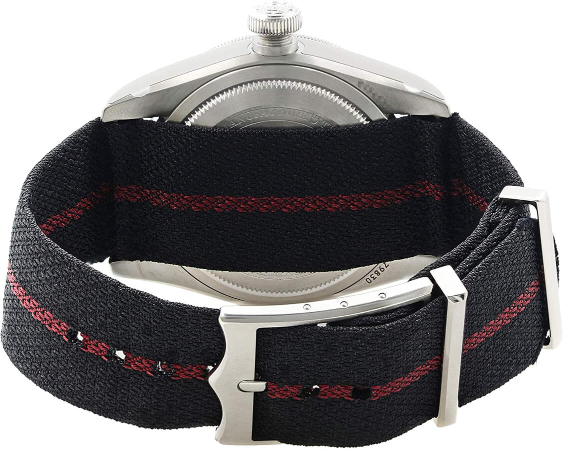 Tudor Black Bay GMT Black Dial Fabric Strap Men's Watch M79830RB-0003