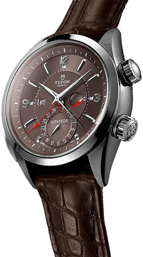 Tudor Heritage Advisor Cognac Brown Dial 42mm Men's Watch M79620TC-0001