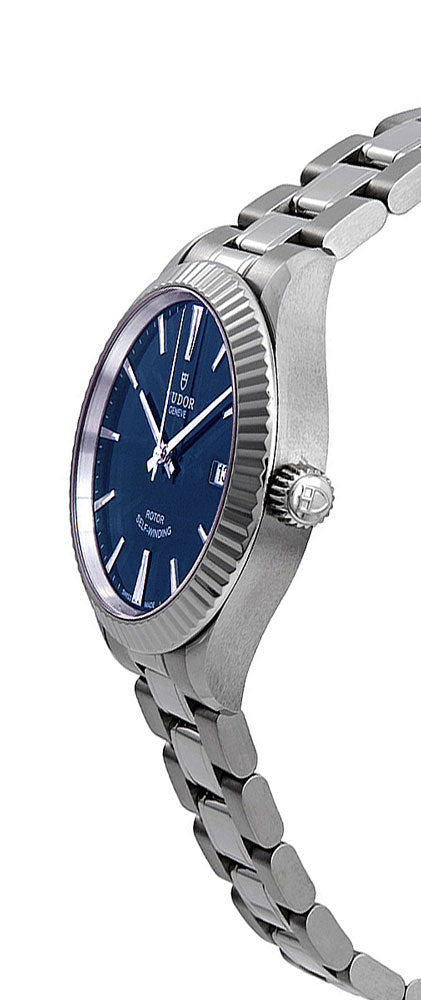 Tudor Style 34mm Blue Dial Women's Watch M12310-0013