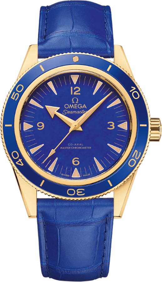Omega Seamaster 300 18k Yellow Gold Men's Watch 234.63.41.21.99.002