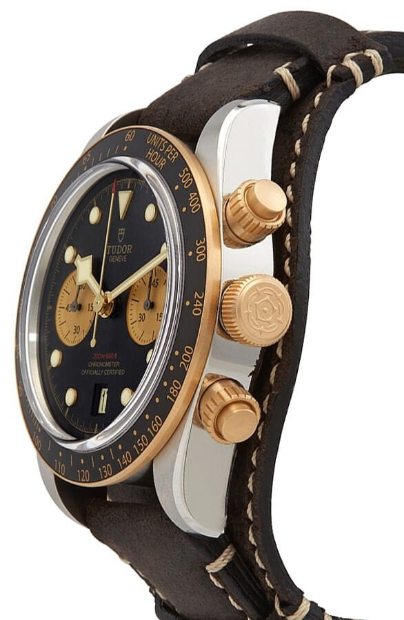 Tudor Black Bay Chrono S&G Black Dial Men's Watch M79363N-0002