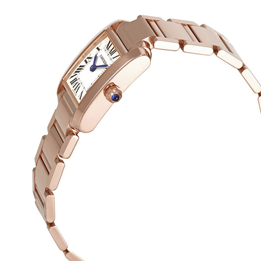 Cartier Tank Francaise Small 18k Rose Gold Women's Watch WGTA0029