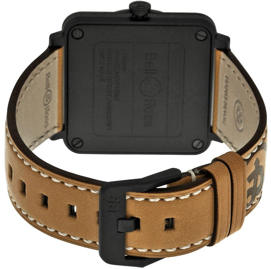 Bell & Ross Aviation Instruments 39mm Black Ceramic Men's Watch BRS-HERI-CEM