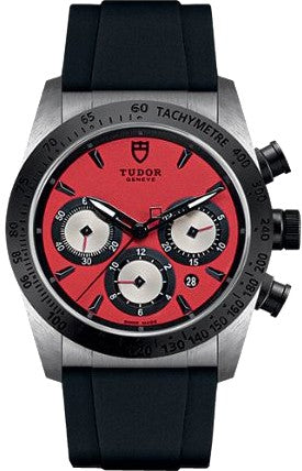 Tudor Fastrider Chrono Red Dial Men's Watch M42010N-0009