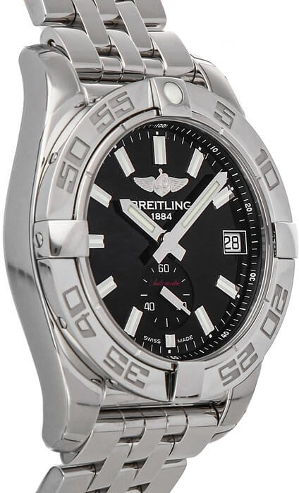 Breitling Galactic 36 Automatic Black Dial Women's Watch A37330121B1A1