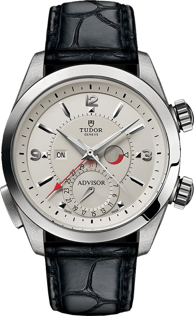 Tudor Heritage Advisor 42mm Men's Alarm Watch M79620T-0003