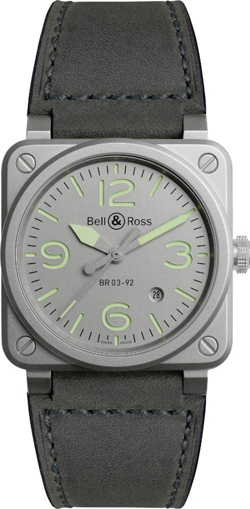 Bell & Ross Aviation Instruments BR0392-GR-ST/SCA