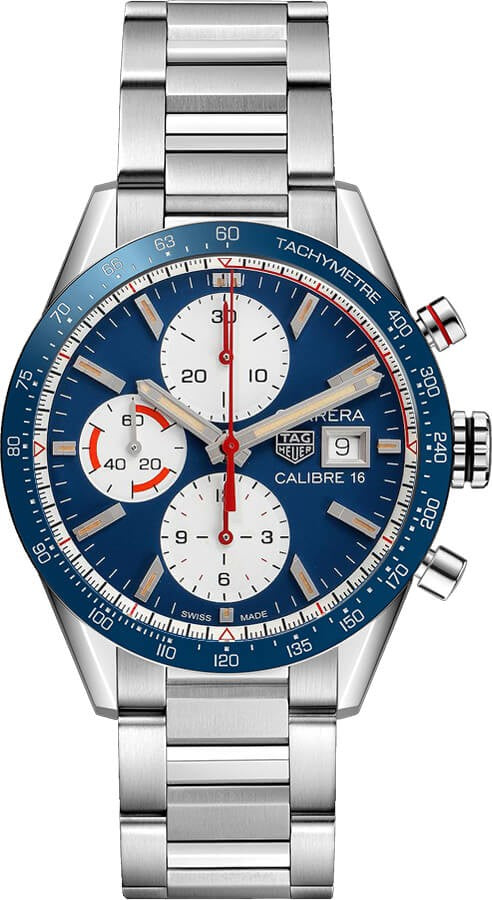 Tag Heuer Carrera 41mm Chronograph Men's Watch CV201AR.BA0715