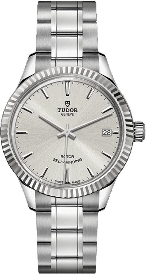 Tudor Style Silver Dial 34mm Women's Watch M12310-0001