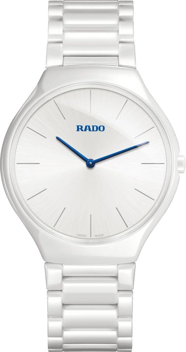 Rado True Thinline White High-tech Ceramic 39mm Unisex Watch R27957022