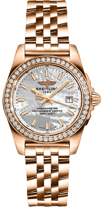 Breitling Galactic 29 Diamond Bezel Women's Watch H7234853/A791-791H