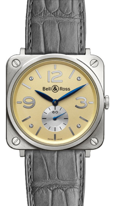 Bell & Ross Aviation Instruments BRS-WHGOLD-IVORY-D