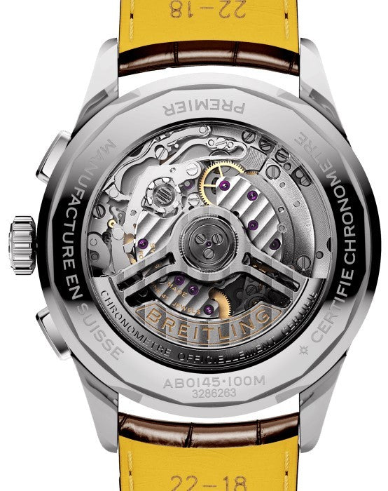 Breitling Premier B01 Chronograph 42 Copper Dial Men's Watch AB0145331K1P1