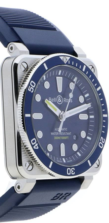 Bell & Ross Aviation Instruments Blue Dial Men's Watch BR0392-D-BU-ST/SRB