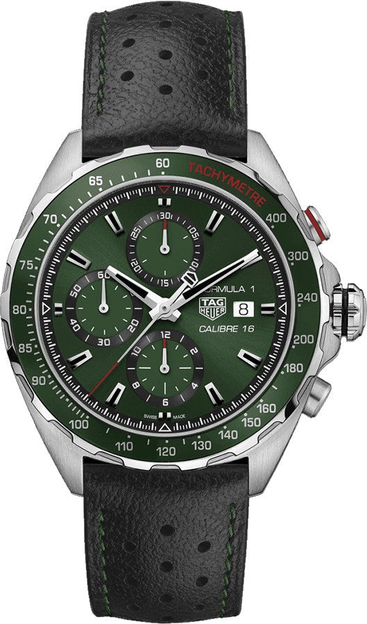 Tag Heuer Formula 1 Green Dial Men's Watch CAZ2016.FC6473