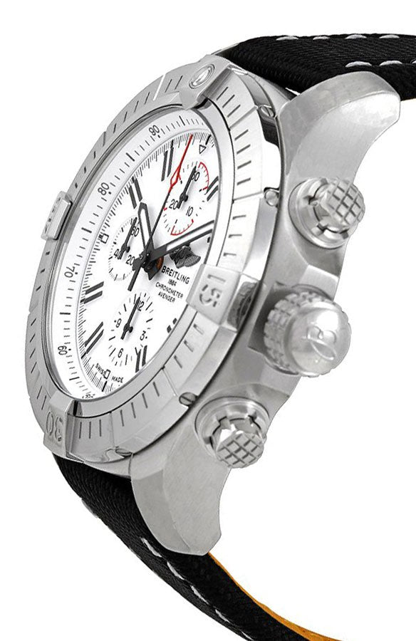 Breitling Super Avenger White Dial Men's Watch A133751A1A1X1