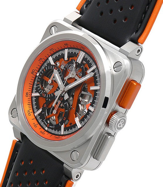 Bell & Ross Aviation Instruments BR0394-SC-ORA/SCA