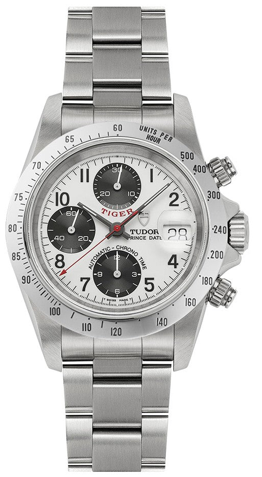 Tudor Rare Vintage Prince Date Tiger Chronograph Men's Watch 79280-78400