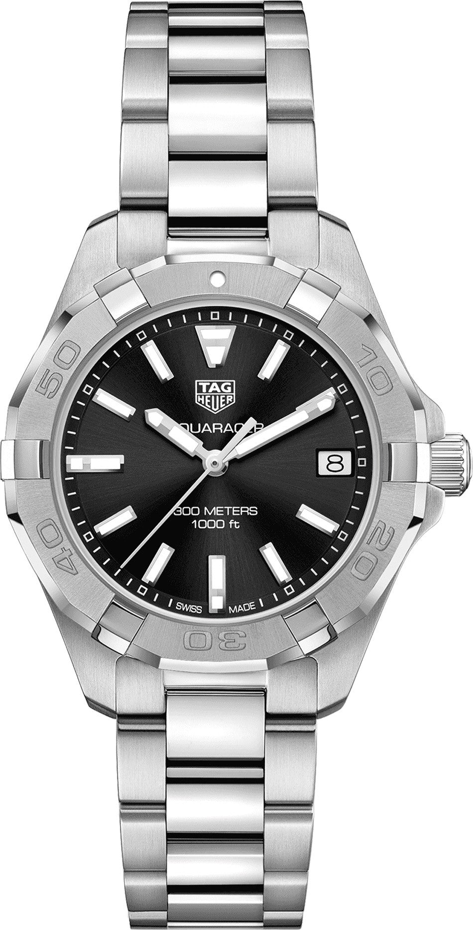 Tag Heuer Aquaracer Black Dial Steel Women's Watch WBD1310.BA0740