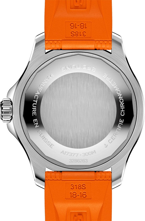Breitling Superocean Automatic 36 Orange Women's Watch A17377211O1S1