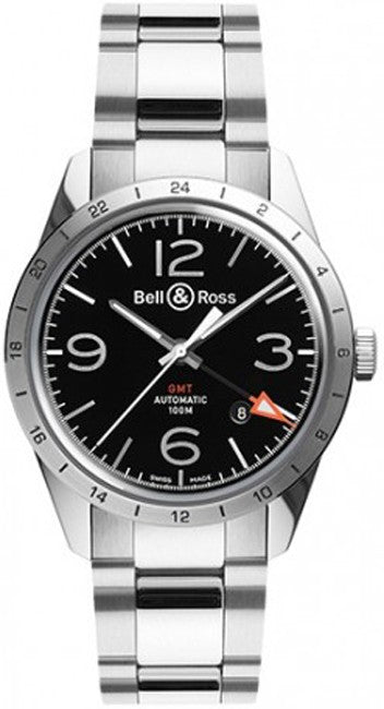 Bell & Ross Vintage Original BRV123-BL-GMT/SST