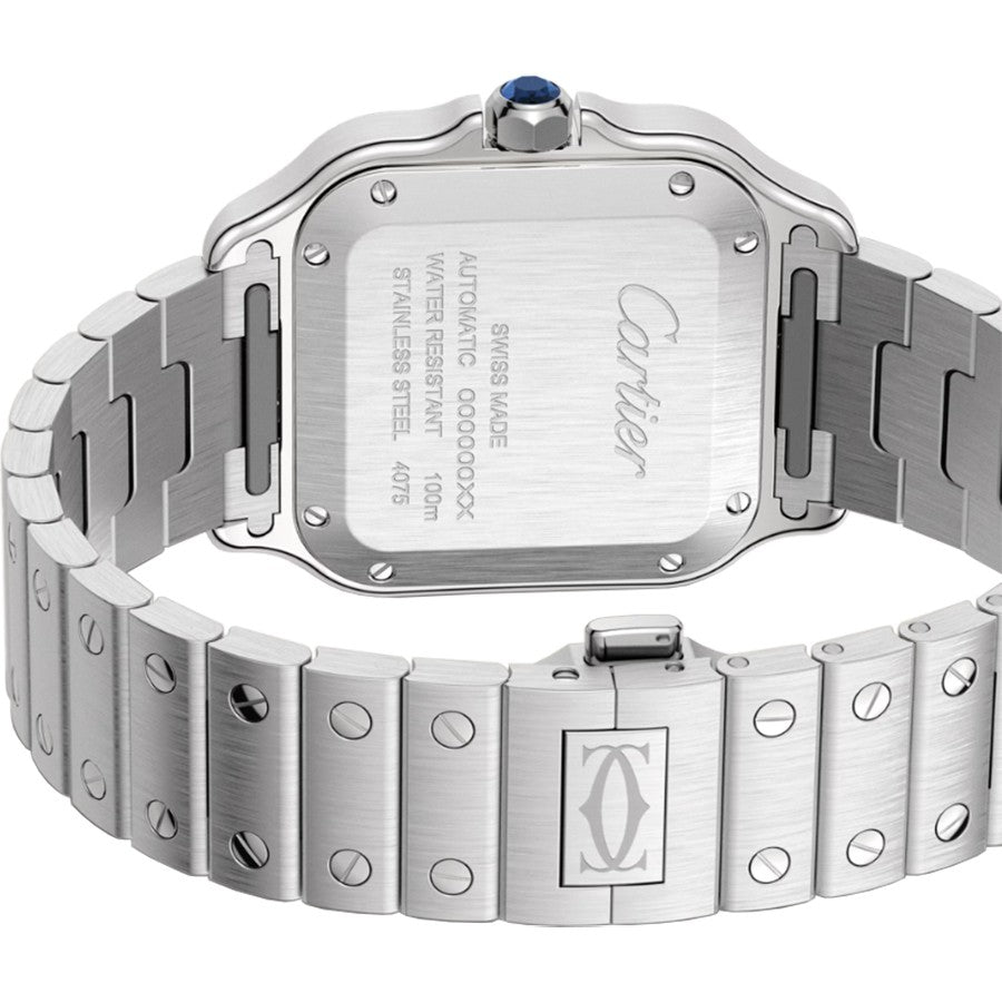 Cartier Santos De Cartier Medium Blue Dial Women's Watch WSSA0063