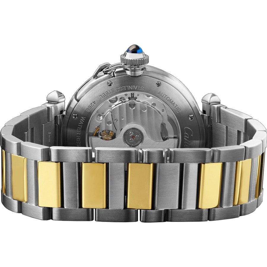 Cartier Pasha Yellow Gold & Steel Automatic Men's Watch W2PA0009