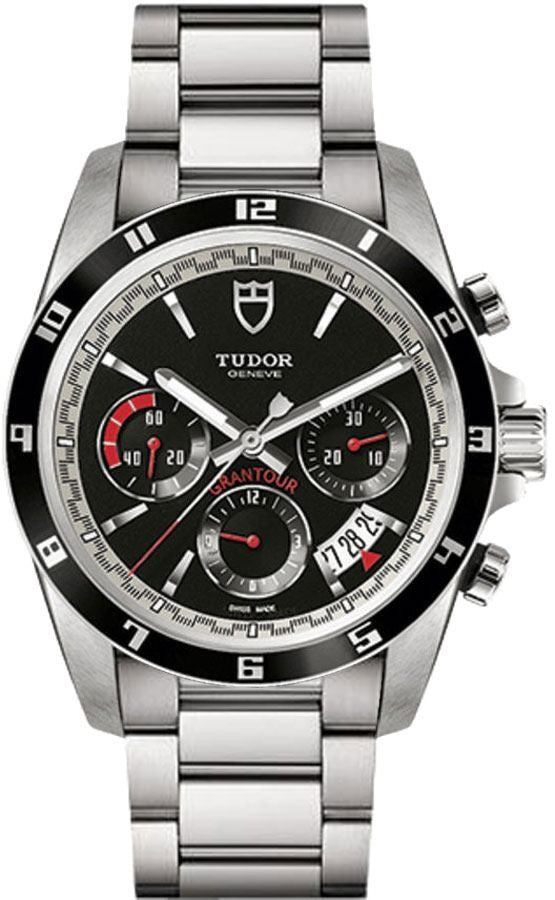 Tudor Grantour Chronograph Black Dial Men's Watch M20530N-0003