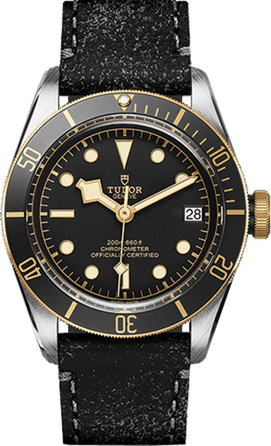 Tudor Heritage Black Bay S&G Black Dial Men's Watch M79733N-0007