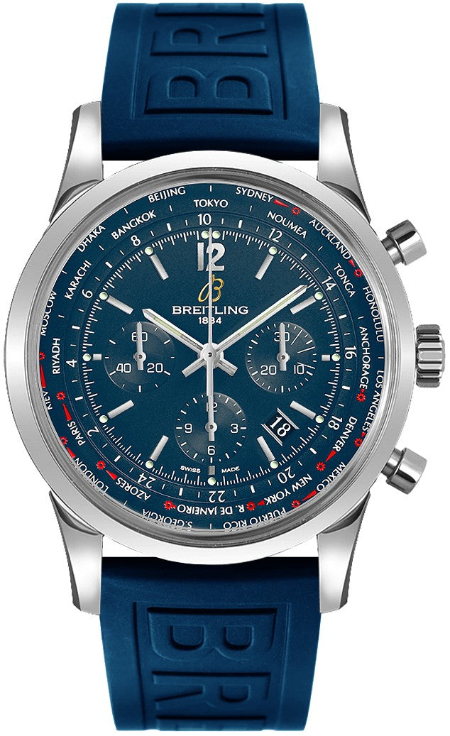 Breitling Transocean Unitime Pilot Men's Aviation Watch AB0510U9/C879-159S