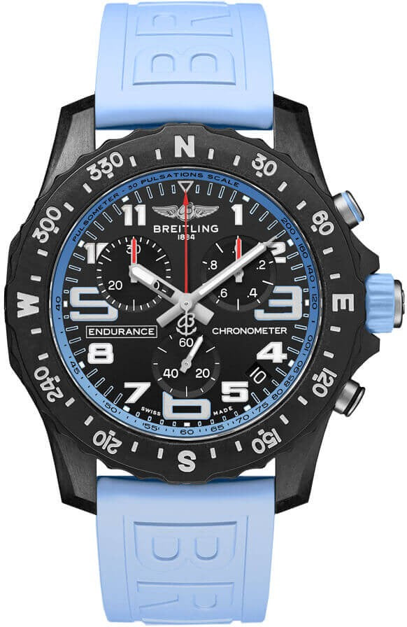 Breitling Endurance Pro 44mm Light Blue Rubber Men's Watch X82310281B1S1