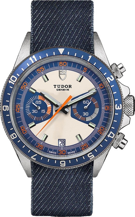 Tudor Heritage Chrono Automatic Men's Watch M70330B-0004-BLUE-JEAN