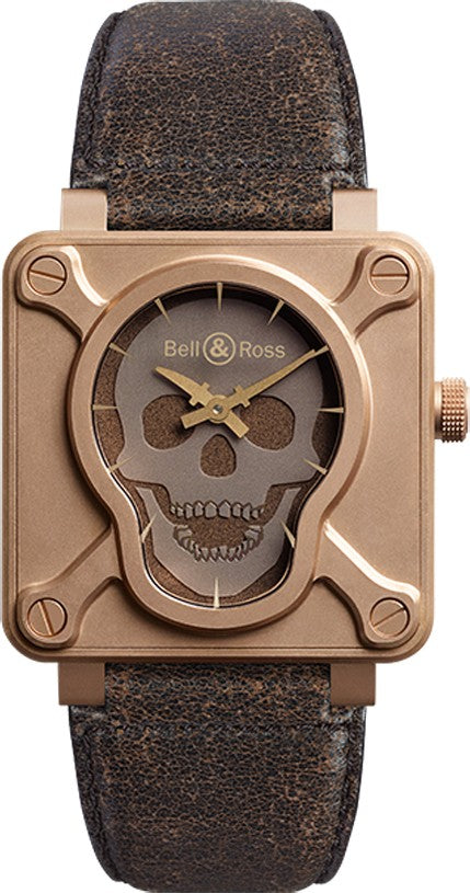 Bell & Ross Aviation Instruments BR0192-SKULL-BR