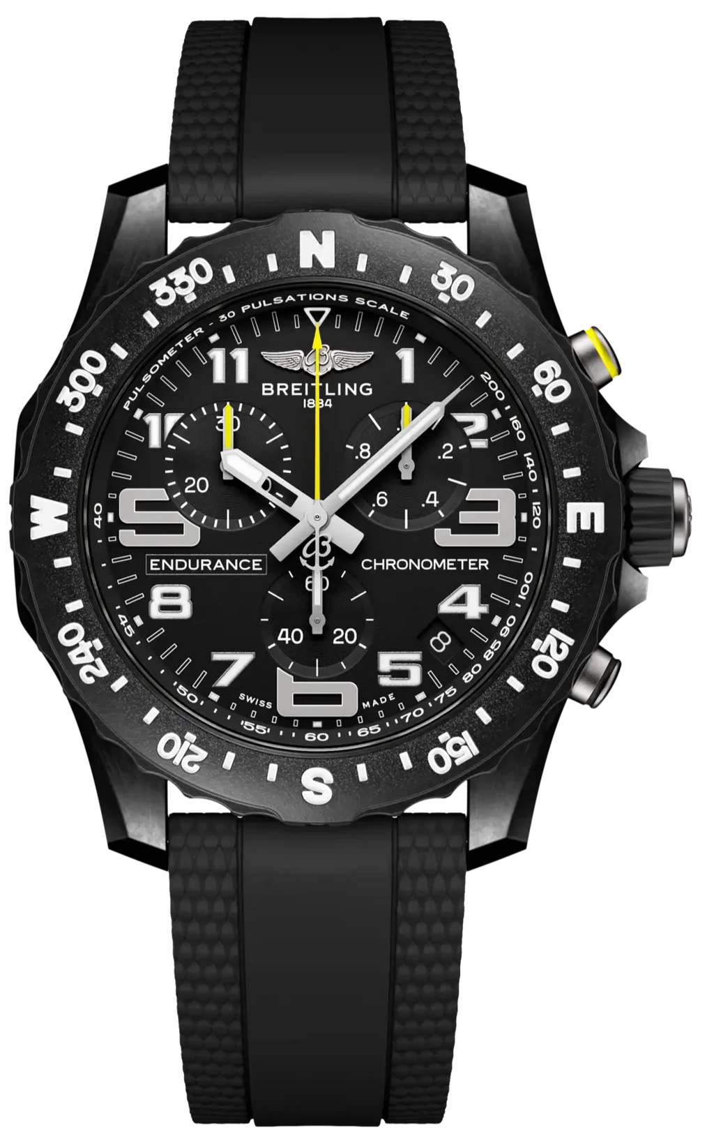 Breitling Endurance Pro Black Dial Polymer 44mm Men's Watch X82310E51B1S2