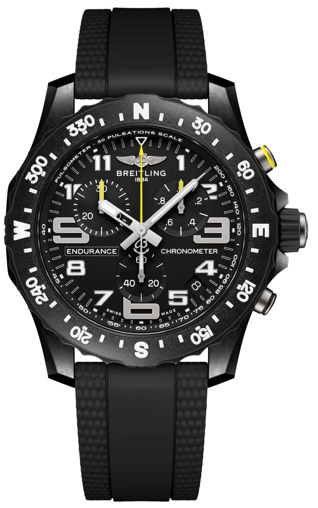 Breitling Endurance Pro Black Dial Polymer 44mm Men's Watch X82310E51B1S2